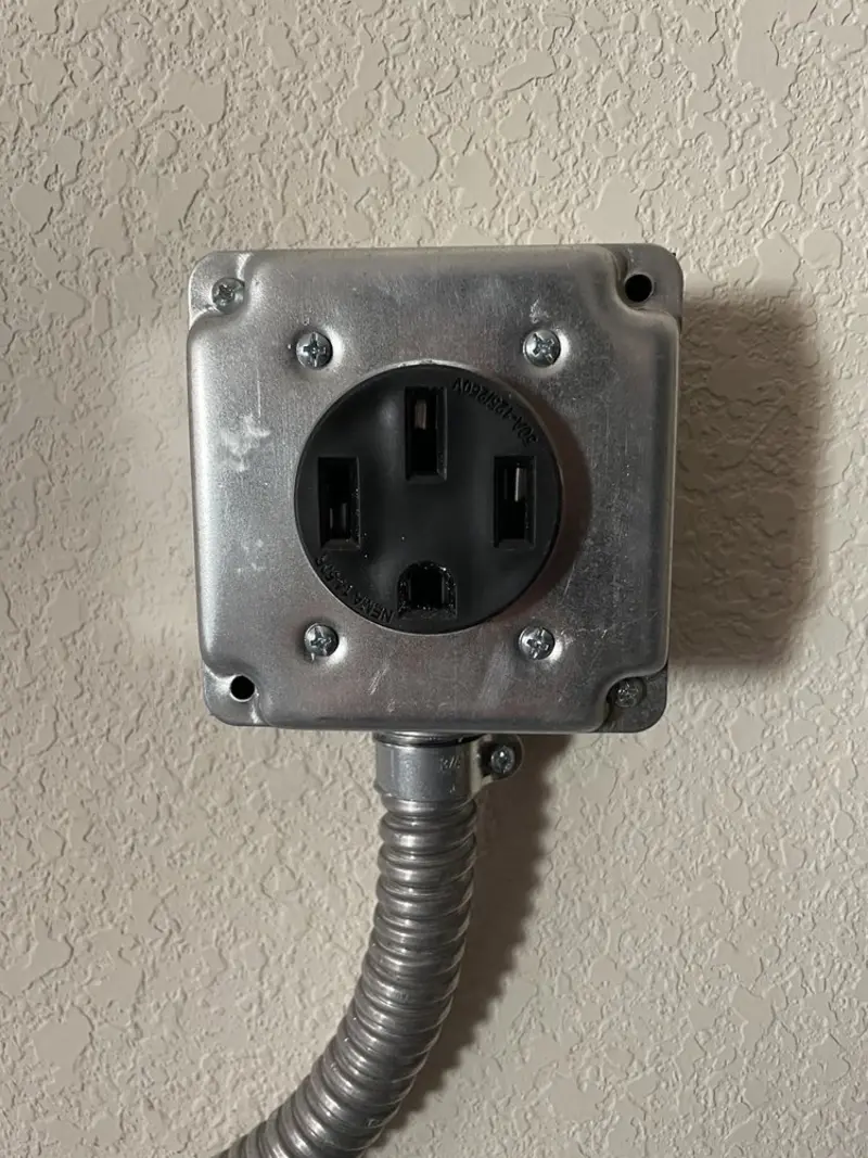 NEMA 14-50 outlet installed for Smart Home Electrical in Sun City West